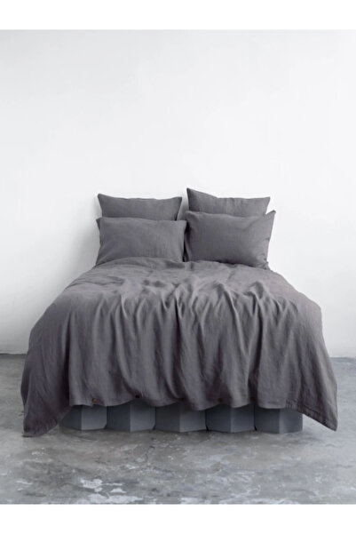 KÜTÜKhouse طقم لحاف رمادي غامق مزدوج 240x260 سم