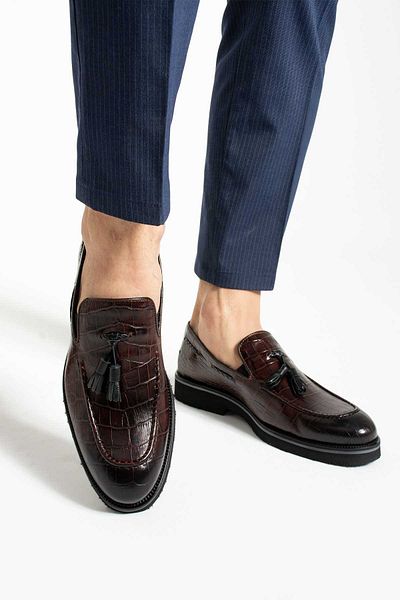 Bestello Laceless Tasseled Eva Sole Casual 331-10734 Men's Shoes