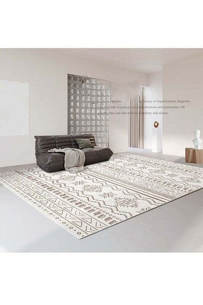 Generic keke Foldable, Machine Washable Floor Mat for Living Room, Bedroom, Bedside, Sofa, and Coffee Tabl