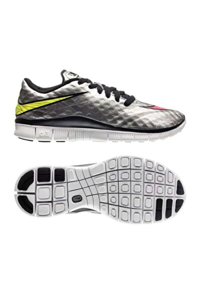 Nike Free Hypervenom Girls' Sports Shoes, Silver, Size 36.5
