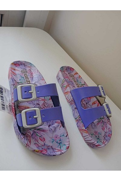 GEZER Rabbit Vu Swan Patterned Slippers