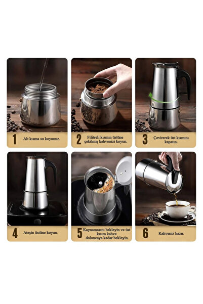 TTT Espresso Maker (Moka Pot) 9 Cups