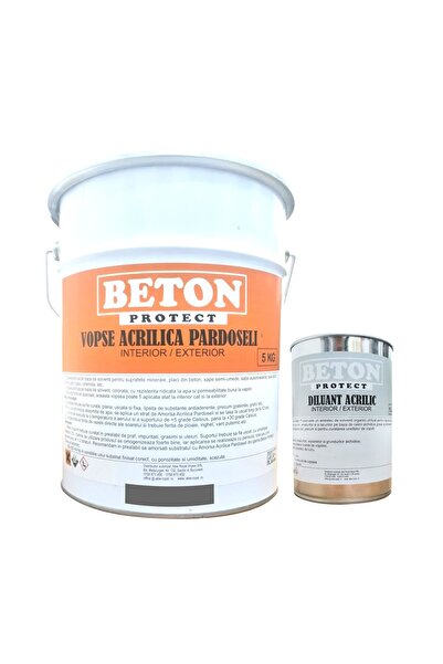 OEM Vopsea Beton Exterior, Gri Antracit, Beton Protect, 5 Kg