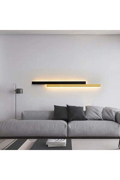 Alista Home Lustra LED LINIUS 29 W, 2 Elemente, Liniara, Alb Negru