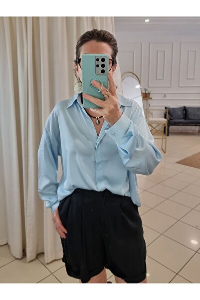 pudubutik Pocketed Satin Shorts Black