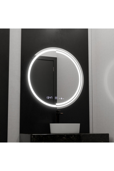 Alessandro DESIGN Oglinda LED Rotunda, 60cm, Senzor MotionGlow Consuel Marcel...