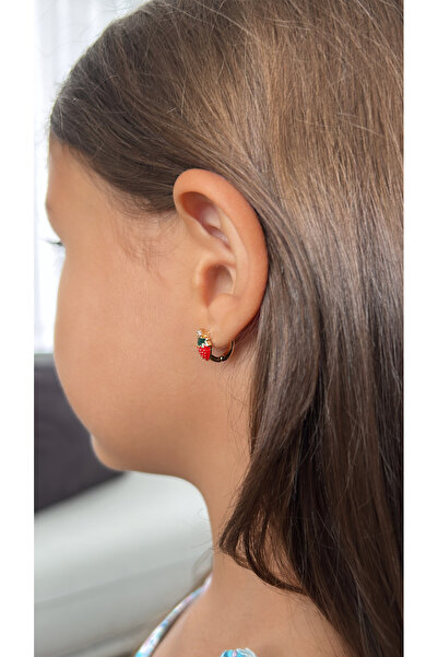 Liora Strawberry Model Children's Earrings