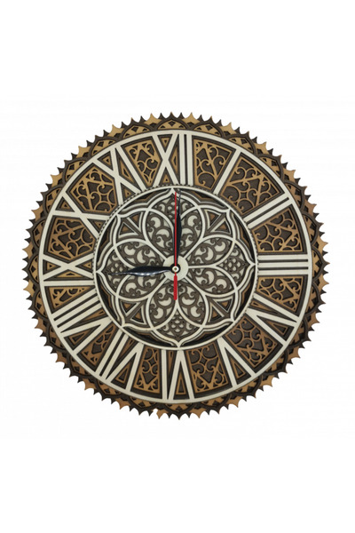 OEM Multilayer Mandala Wall Clock