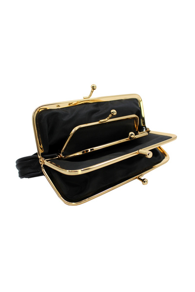 Çanta Trend Hakiki Deri Klipsli Kadın Cüzdanı