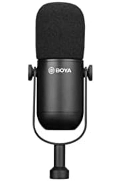 BOYA Dynamic Broadcast Microphone Model BY-DM500 (Black, Unidirectional)