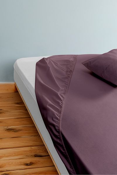 BELENAY HOME Elura 100% Cotton Double Fitted Sheet Set – Pillowcase Included