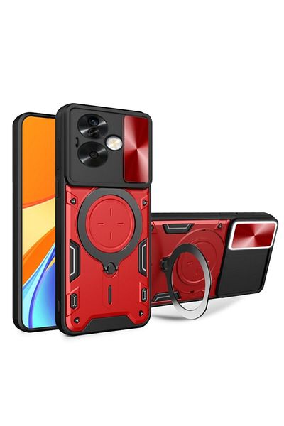 Tim Protective Case for Oppo A79 5G/OnePlus Nord N30 SE, Timacondesign, U68, Hard Plastic, Elegant Ruby