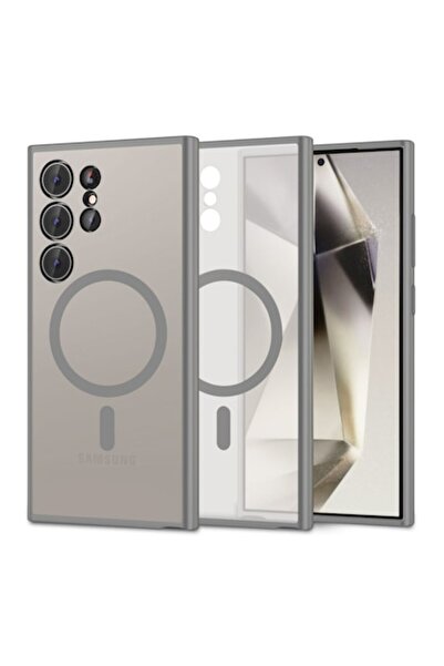 Fils Husa pentru Samsung Galaxy S24 Ultra S928, Magmat, Impact Safe, B80, Gri
