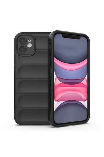 Tim High-Protection Case for iPhone 11, Timaconsafe, F77, Thermoresistant Plastic, Intense Dark