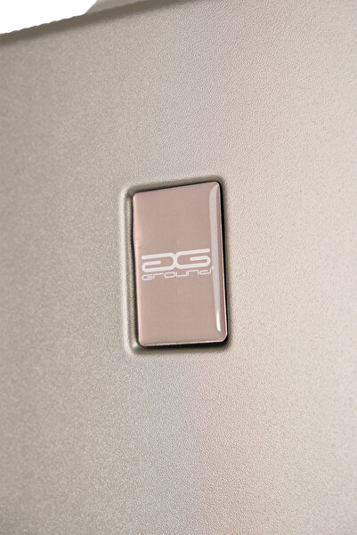 GROUND Jade Kabin Boy Valiz Geniş Çekçekli – Vizon - 10670