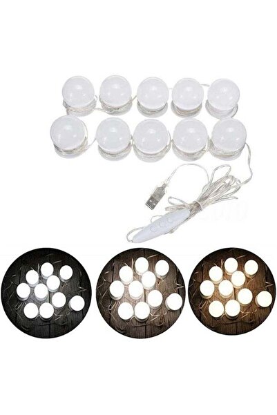 Generic LED Vanity Mirror Lights, Hollywood Style 12 Dimmable Makeup Mirror B...