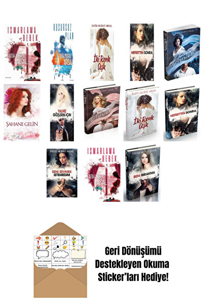 Ephesus Yayınları Fatih Murat Arsal 13 Kitap Seti + Okuma Sticker'ları