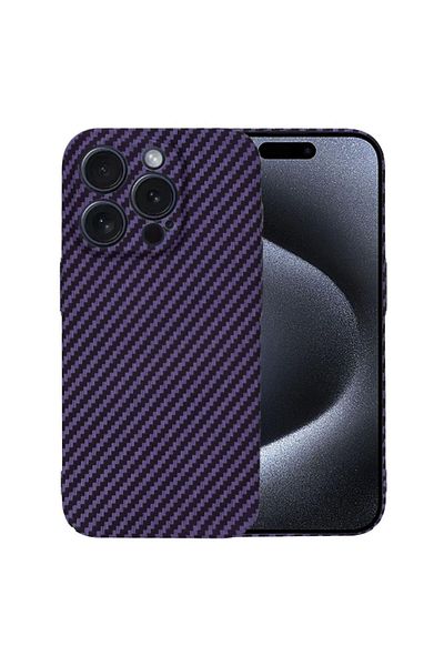 Tim High Protection Case for iPhone 15 Pro, Timaconprotect, H18, Hard Plastic, Berry Purple