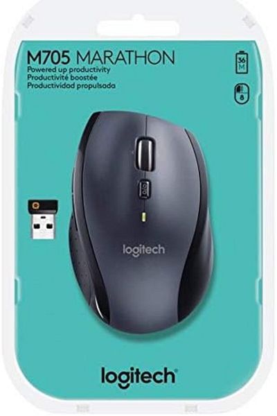 logitech Wireless Mouse Model 910-001949 M705, Black