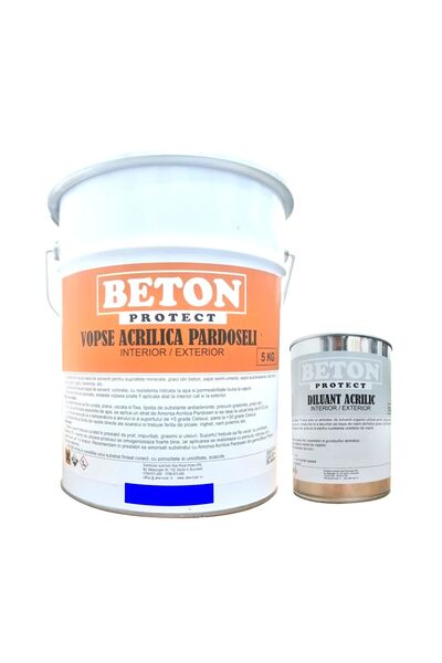 OEM Vopsea Beton Exterior, Albastru, Beton Protect, 5 Kg