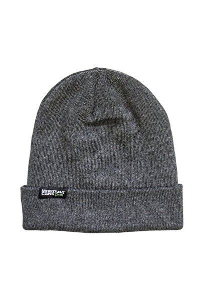 OEM Caciula, Beanie Typo Logo Charcoal, Montana