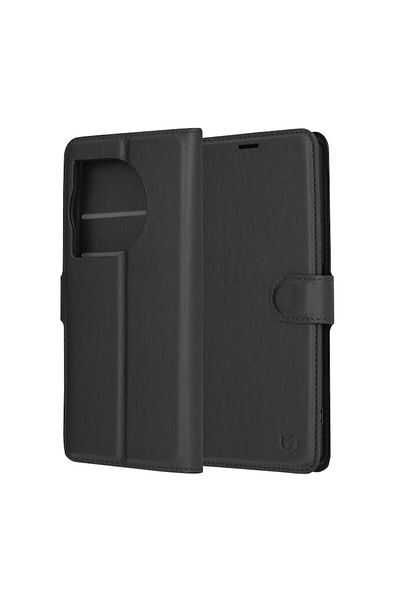 Tim High Protection Case for OnePlus 12R, Timacondesign, K27, Leather, Intense Dark