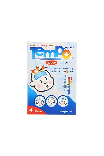 Tempo Fever-reducing gel compresses for children from one year old