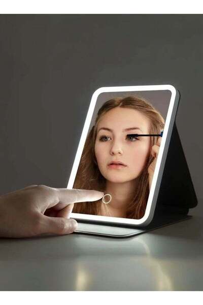 Generic Glowudz Travel Makeup Vanity Mirror Portable Touch Screen USB Recharg...