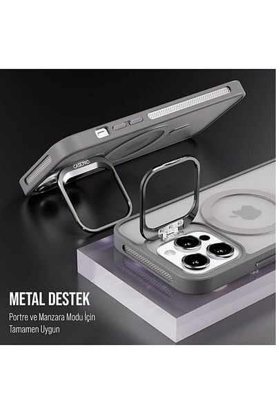 Glazef iPhone 11 Magsafe Case & Lens Case with Gift & Stand