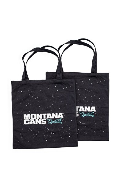 OEM Sacosa, Bag Cotton Logo Stars, Black, Montana