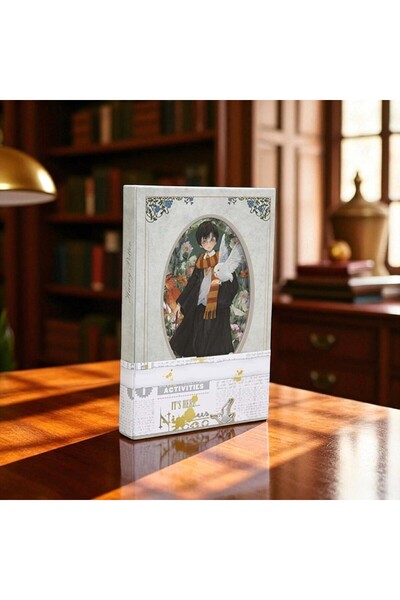 Kuzey Tacı دفتر ملاحظات من الجلد بالكامل بتصميم هاري بوتر - جودة عالية