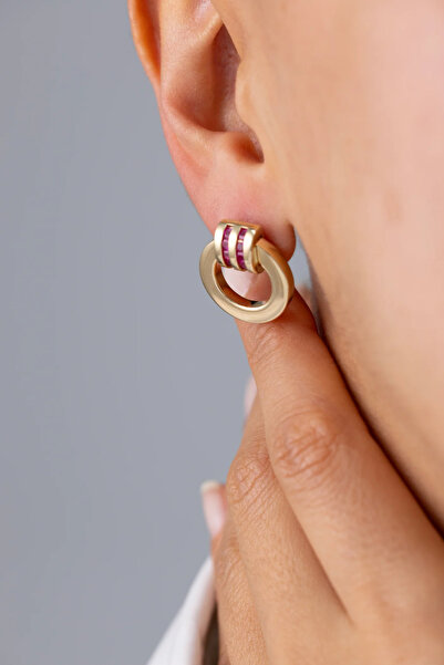 CETAŞ Denge 14 Ayar Altın Küpe