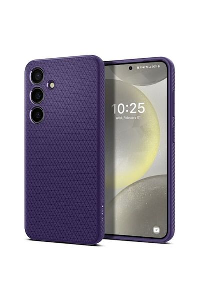 Spigen High Protection Case for Samsung Galaxy S24 S921, Liquid Air, Grip Pro, B64, Purple