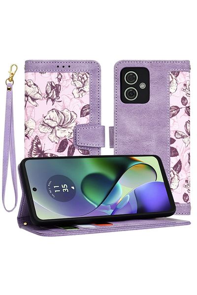 Tim High Protection Case for Motorola Moto G54 Power Edition/G64, Timaconsafe, N41, Leather, Mysteri
