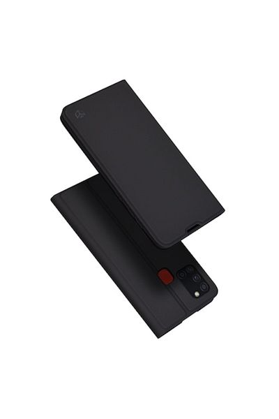 Tim High-Protection Case for Samsung Galaxy A21s, Timaconsafe, F62, -Leather, Intense Dark