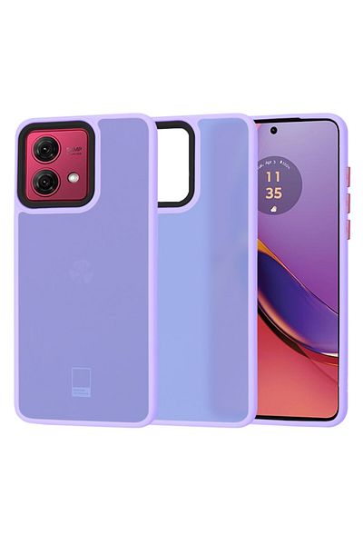 Tim High Protection Case for Motorola Moto G84, Timaconsafe, Y7, Hard Plastic, Light Berry Purple