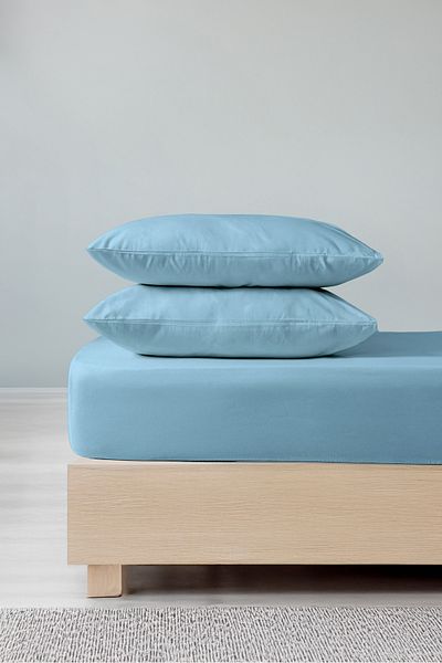 BELENAY HOME Elura 100% Cotton Double Fitted Sheet Set – Pillowcase Included