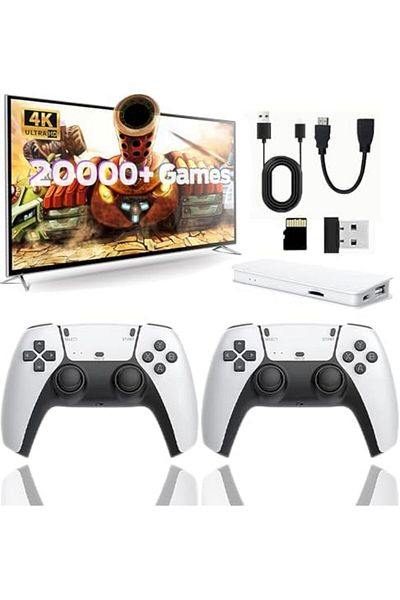 Shopi 2025 New Retro Gaming Stick – Plug & Play Retro Gaming Console with 21500+ Classic Video Games, 4K