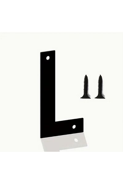 zafrakreklam Wall - Door - Letter Outdoor Size 20 cm - Cnc Cut Letter Black L Letter