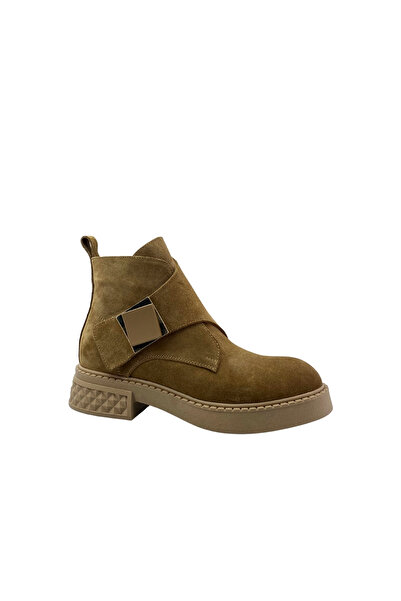 ALBİNİ 26623304S Hakiki Süet Deri Kadın Bot