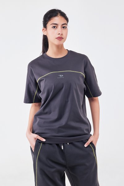 duneus Unisex Oversized T-Shirt - Dark Grey