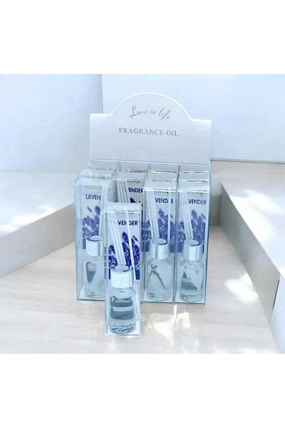 GIFT Set of 12 mini stick diffusers with a refreshing lavender scent