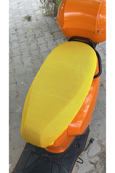 karagöz motor Motosiklet Sele Kılıfı Sarı L Beden CG SCOOTER CUP KUBA EGE RKS...