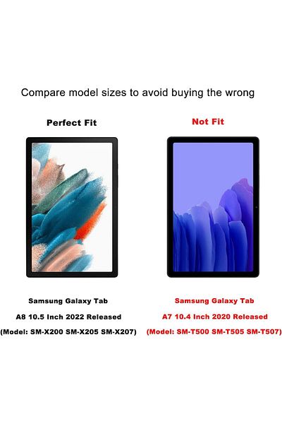 Shopi YINOVEEN 2 PCS Matte Anti-Glare Screen Protector for Samsung Galaxy Tab A8 10.5 Inch 2022 Released (