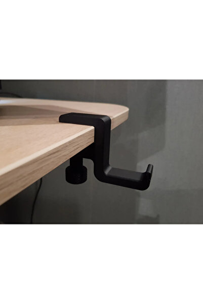 SORA DESIGN حزام سماعة الرأس على حافة الطاولة، حامل سماعة الرأس مع آلية شد قا...