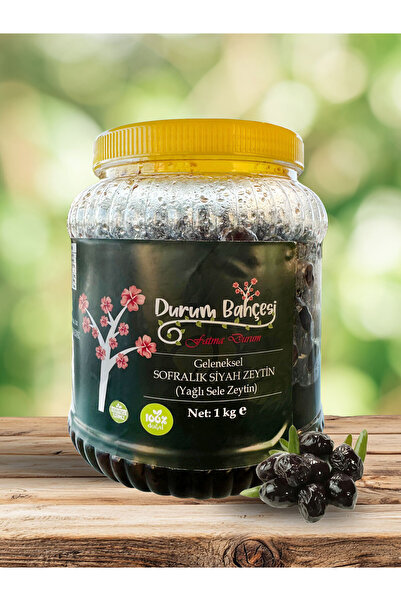 Sofralık Siyah Zeytin (yağlı sele 1200gr dır)