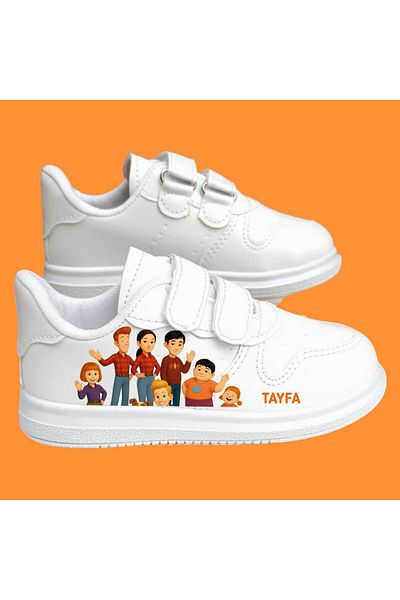 bhk desing Tayfa Tayfa Printed Children's Sports Shoes Sneaker