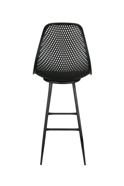 NEWBELLA Safir Bar 65 cm - Metal Ayaklı Mutfak Ada Kafe Restoran Bistro Otel Sandalyesi