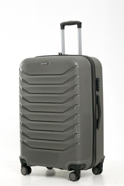 Celonia YEFA PP Polipropilen Kırılmaz Büyük & Orta Boy 2'li Valiz Seti