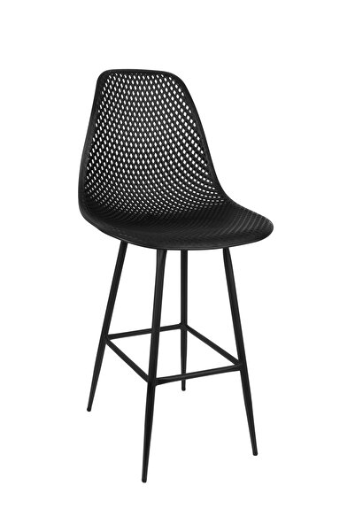 NEWBELLA Safir Bar 65 cm - Metal Ayaklı Mutfak Ada Kafe Restoran Bistro Otel Sandalyesi